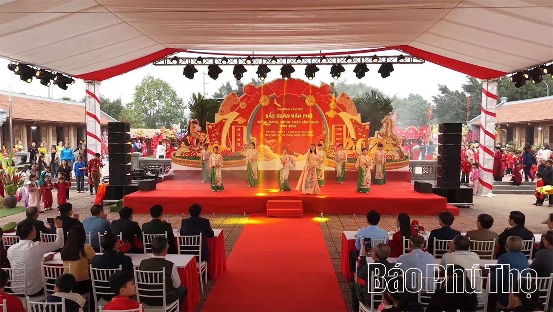 Van Phu Spring Colors Program: Celebrating the Party and the 2026 Lunar New Year