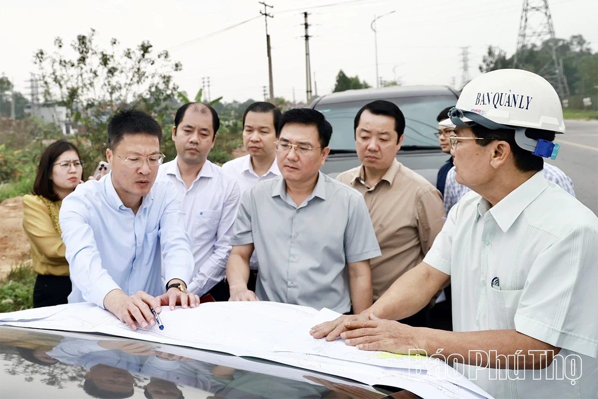 Vice Chairman Vu Viet Van Inspects Progress of Key Transport Projects