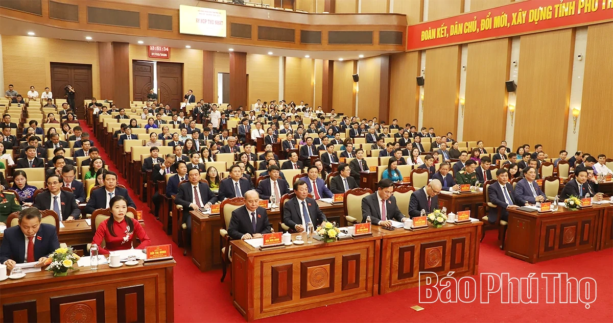 Opening of the First Session of the 20th Phu Tho Provincial People’s Council, 2026–2031 Tenure