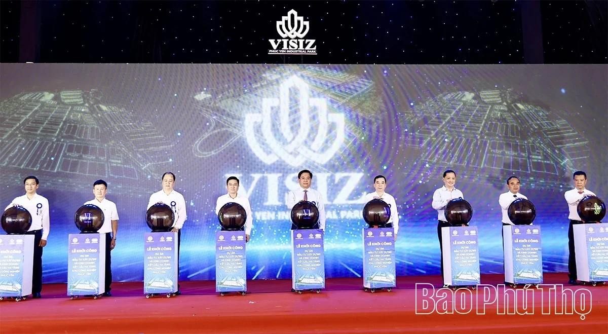 Groundbreaking Ceremony for Phuc Yen Industrial Park Infrastructure Development and Operation Project