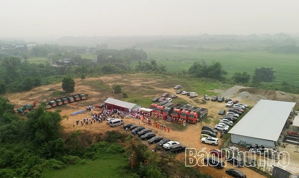 Groundbreaking Ceremony for Thang Son Industrial Cluster Infrastructure Project