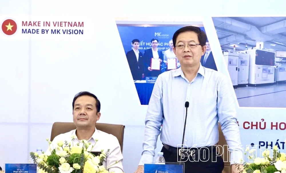 Deputy Prime Minister Ho Quoc Dung Visits MK Vision Joint Stock Company