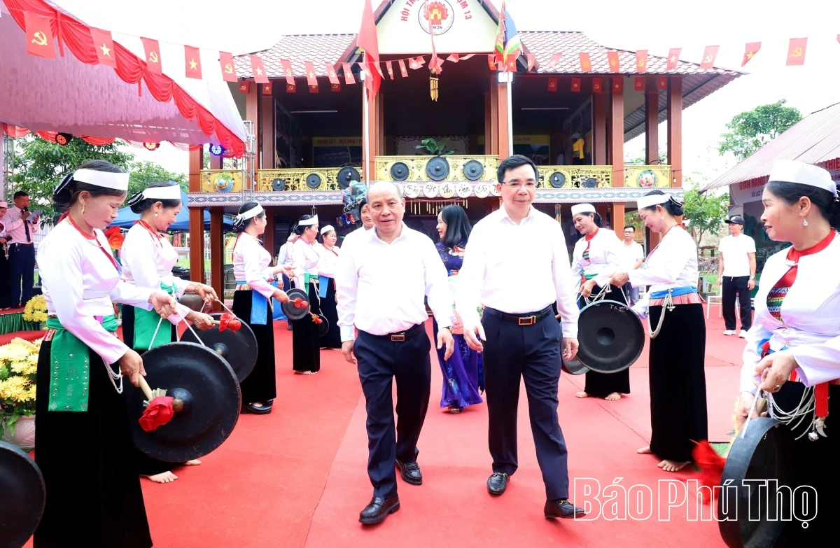 Provincial leaders visit and encourage units participating in the 2026 Cultural Camp