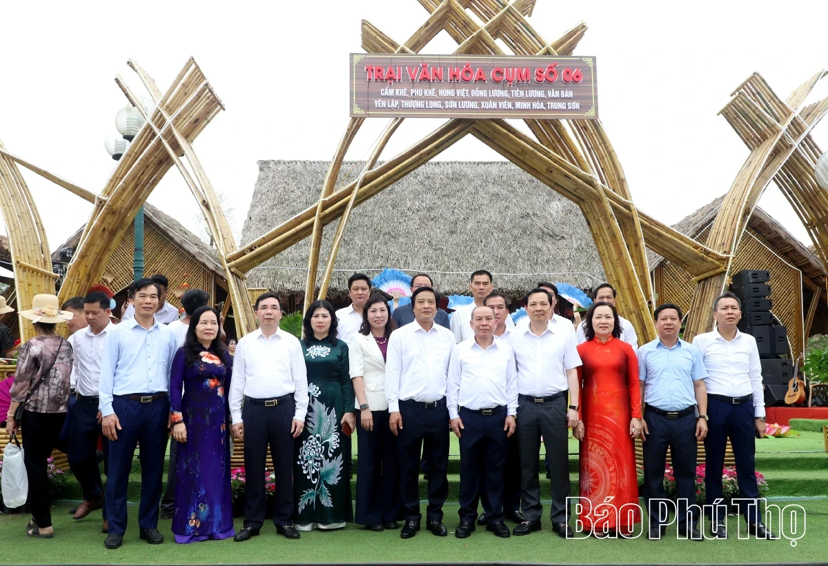 Provincial leaders visit and encourage units participating in the 2026 Cultural Camp