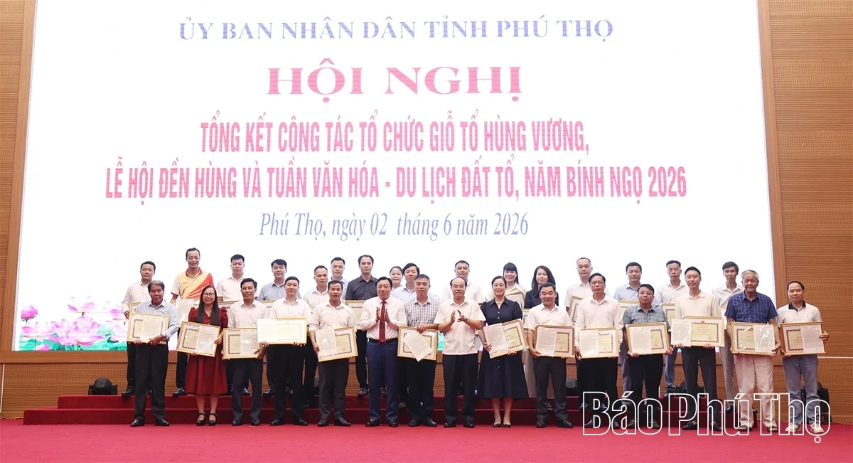 Phu Tho Reviews Resounding Success of 2026 Hung Kings Commemoration and Ancestral Land Cultural-Tourism Week
