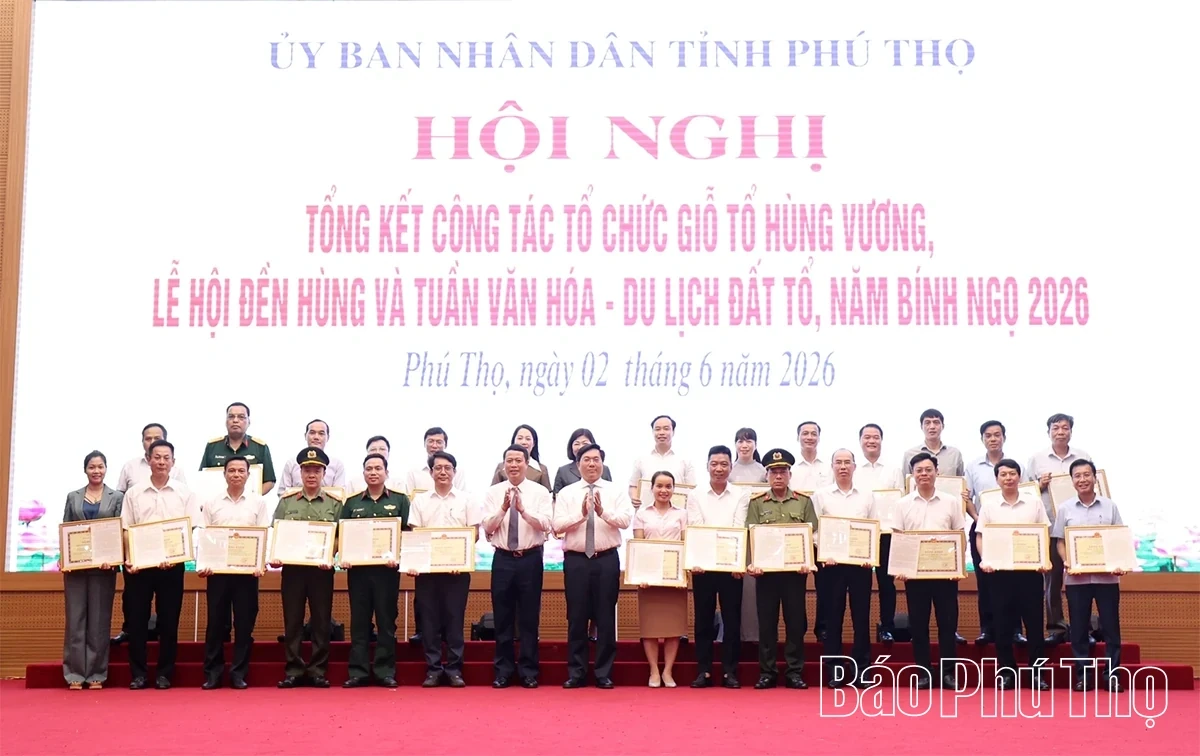Phu Tho Reviews Resounding Success of 2026 Hung Kings Commemoration and Ancestral Land Cultural-Tourism Week