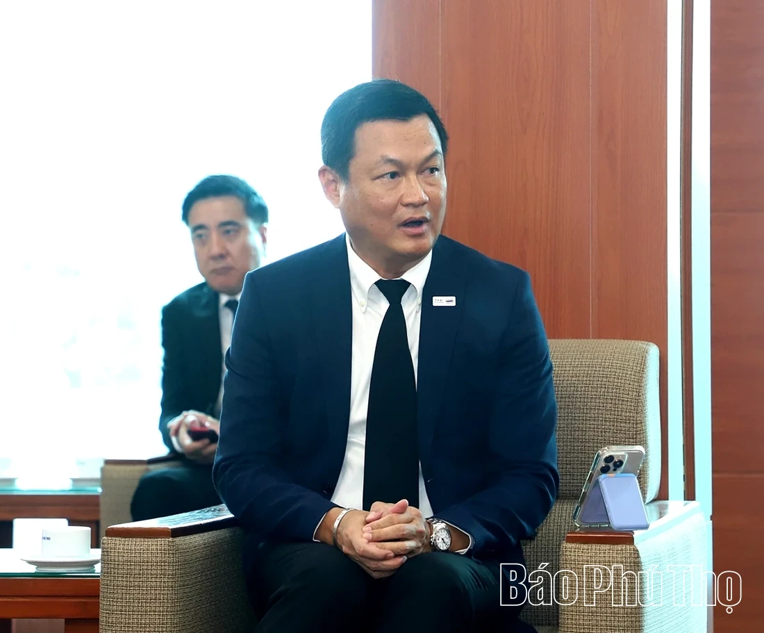 Phu Tho Provincial Party Secretary Receives the Ambassador of the Kingdom of Thailand to Vietnam