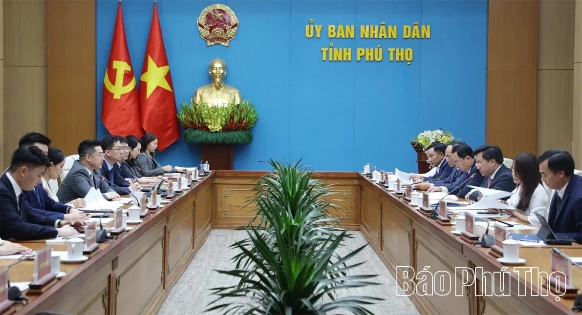 Phu Tho Strengthens Cooperation with Leading Chinese Financial and Construction Corporations
