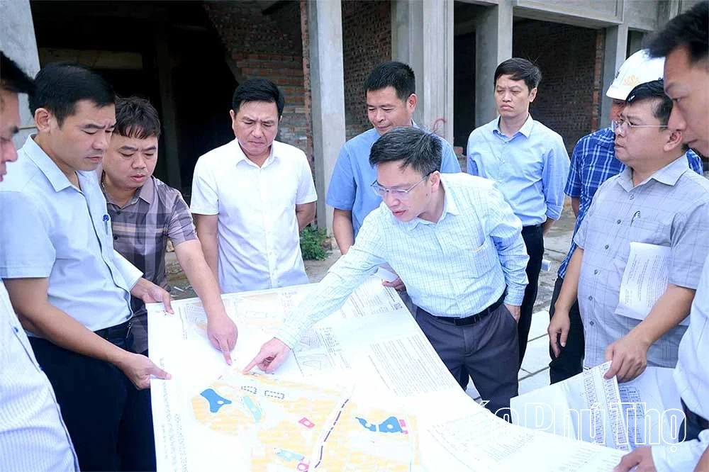 Vice Chairman of Phu Tho Provincial Peoples Committee Inspects Two Key Urban Development Projects