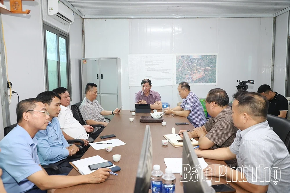 Ministry of Construction Inspects Acceptance Conditions for Project Connecting Noi Bai - Lao Cai and Tuyen Quang - Phu Tho Expressways Through the Province