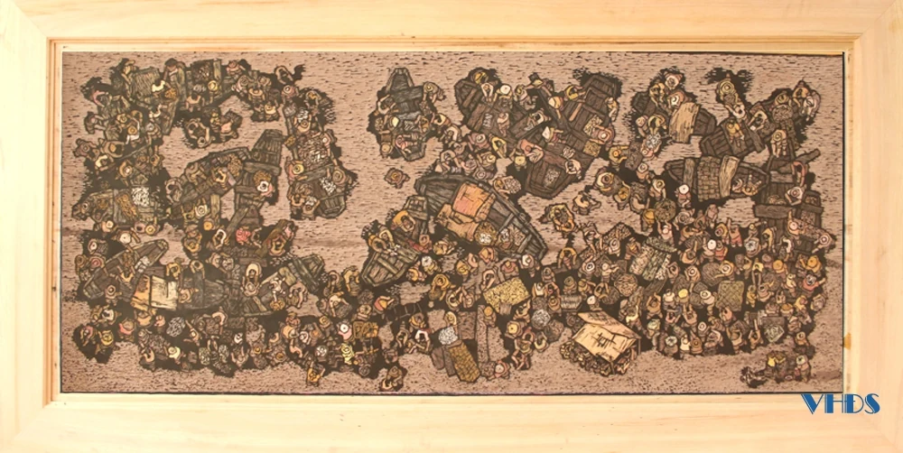 [E-Magazine] - Tranh khắc gỗ của họa sĩ Lê Hải Anh: Từ dân gian đến hiện đại