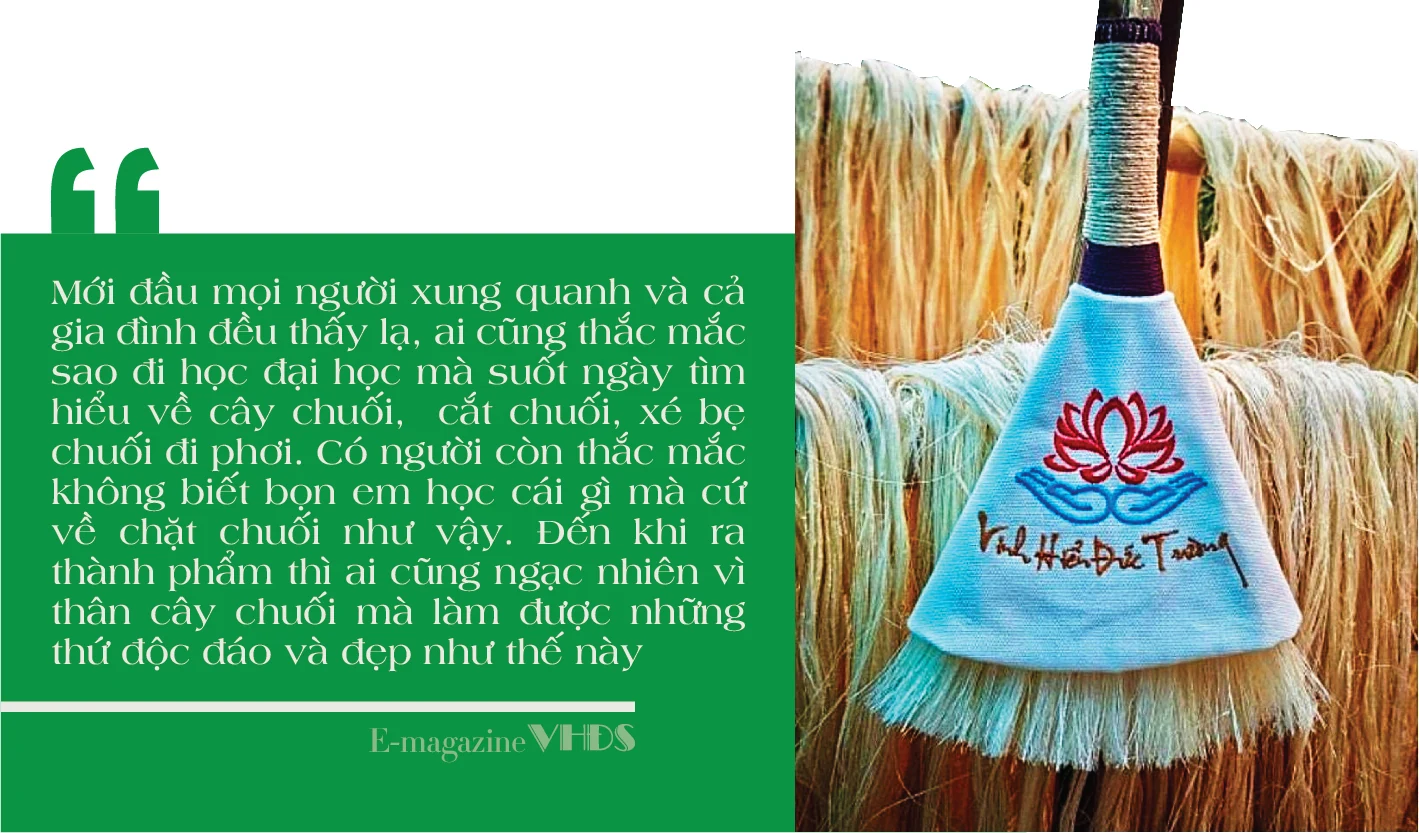 Những chàng trai với ý tưởng khởi nghiệp từ cây chuối