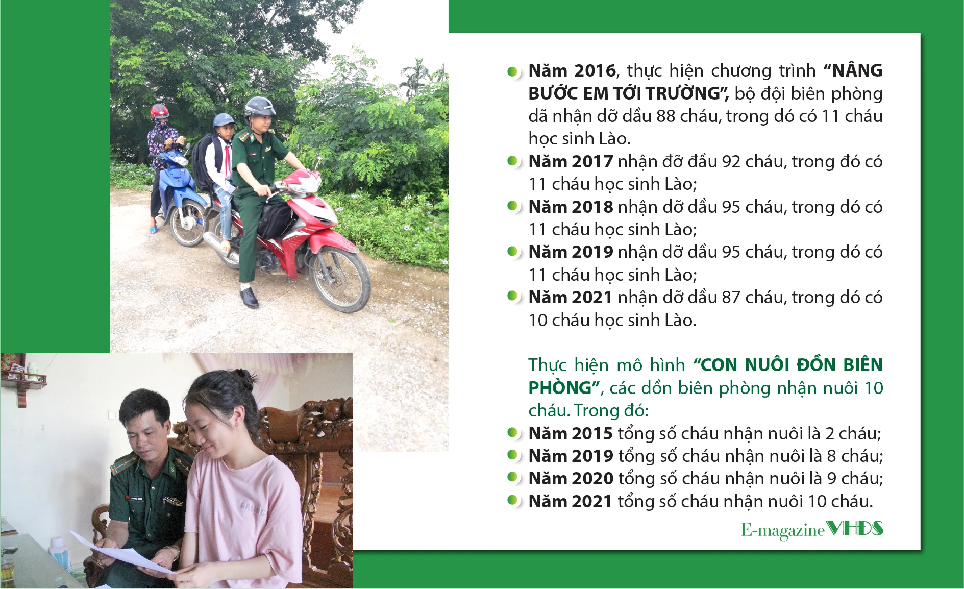 [E-Magazine] - Ươm “mầm xanh” nơi biên cương Tổ quốc
