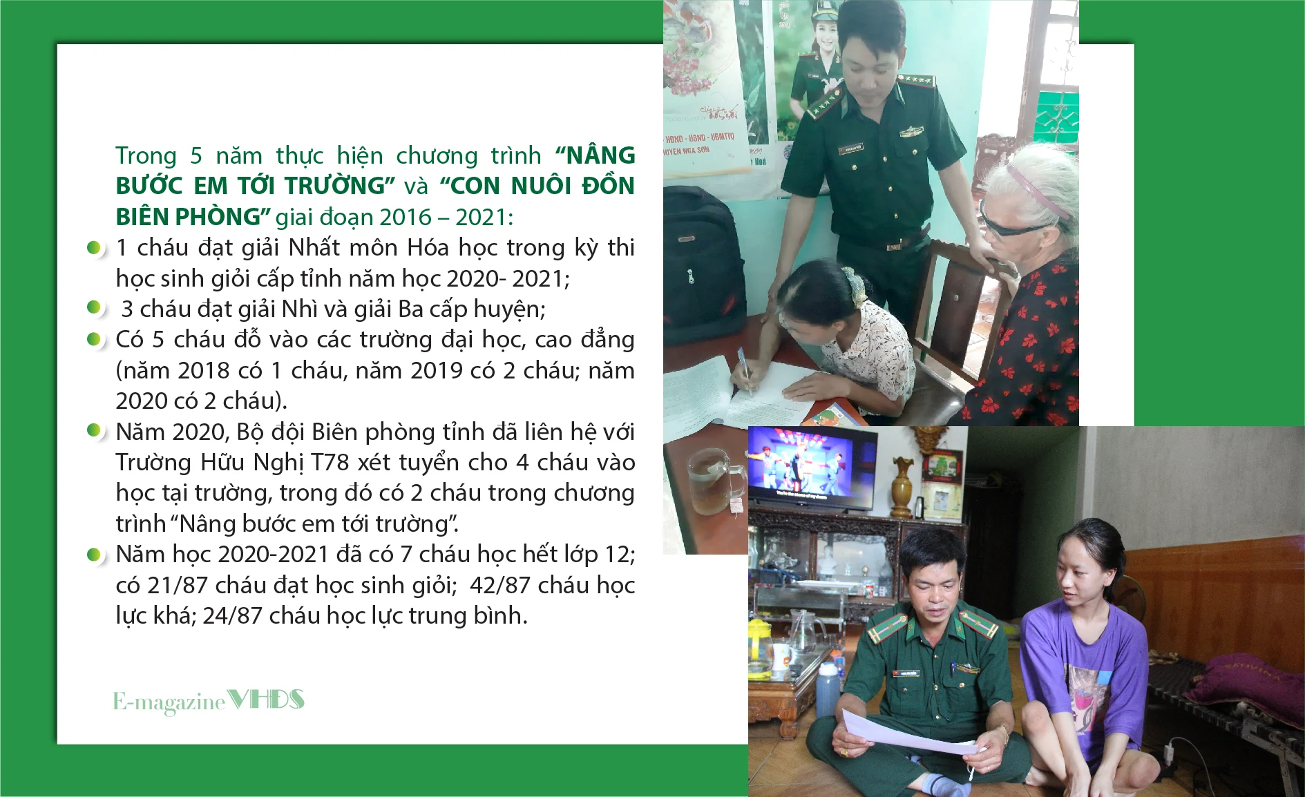 [E-Magazine] - Ươm “mầm xanh” nơi biên cương Tổ quốc