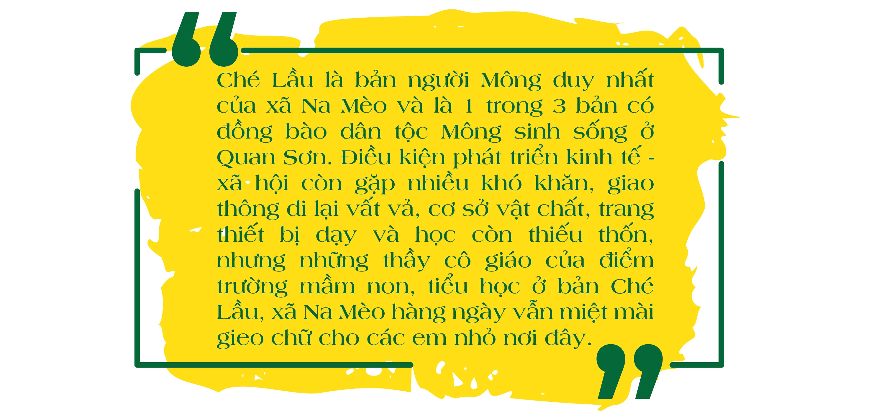 [E-Magazine] - Gieo chữ ở bản Ché Lầu