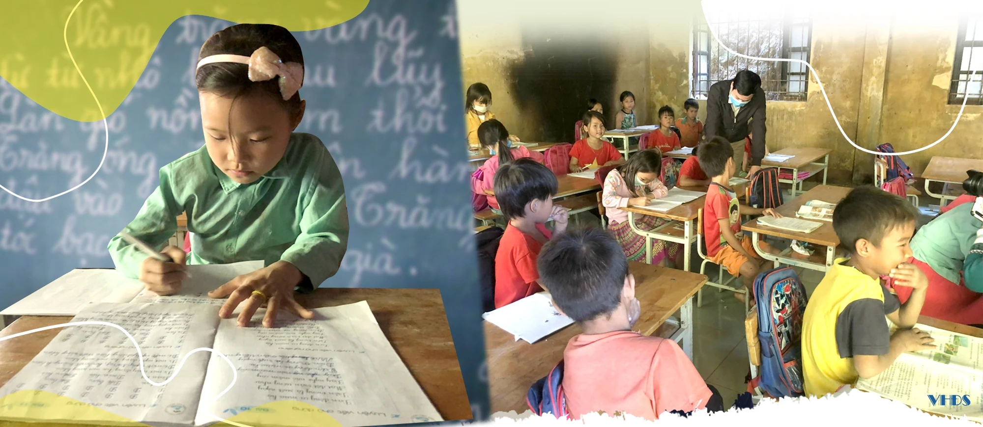 Xuân mang đến hy vọng ở ngôi trường vùng biên