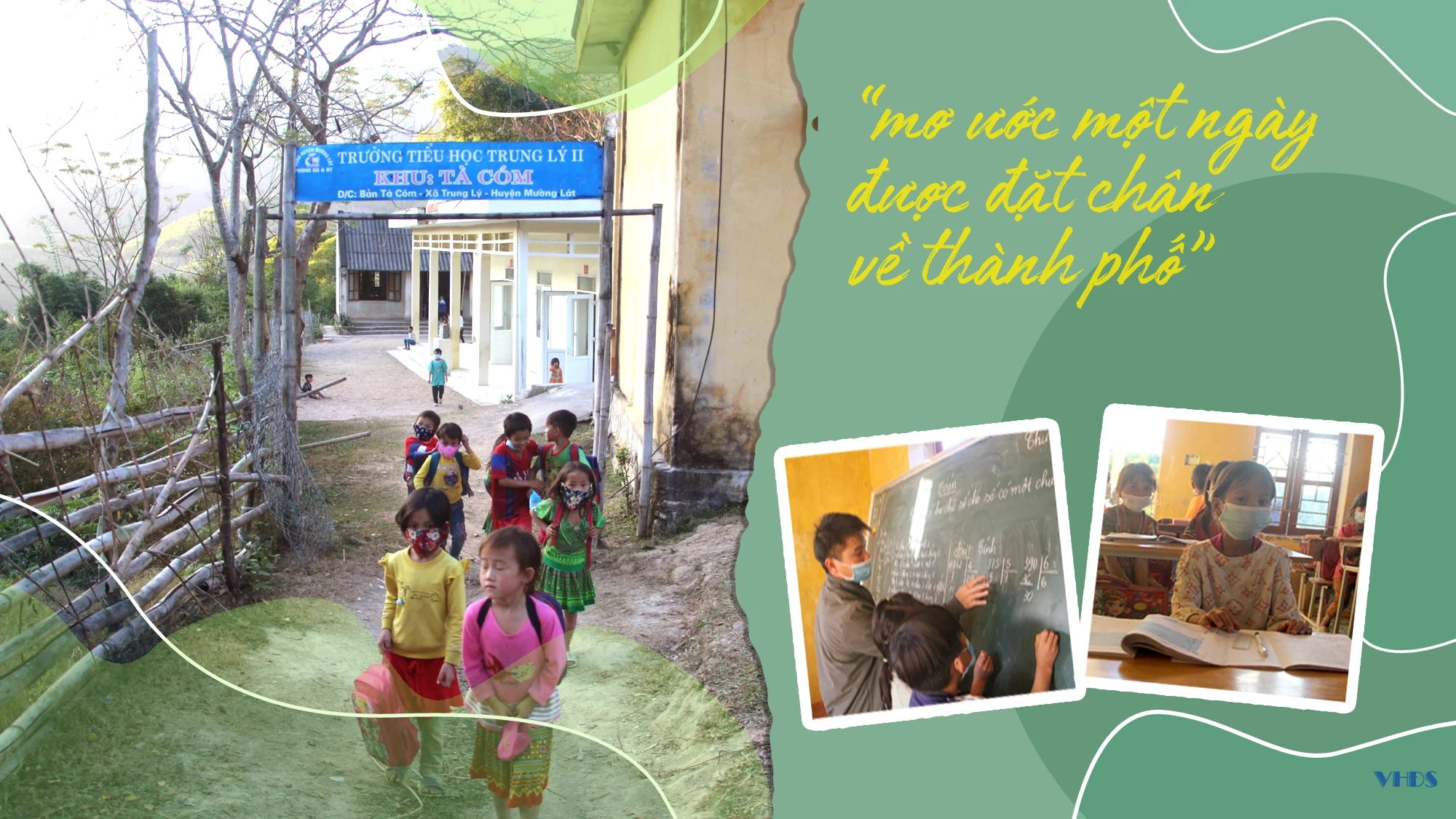 Xuân mang đến hy vọng ở ngôi trường vùng biên