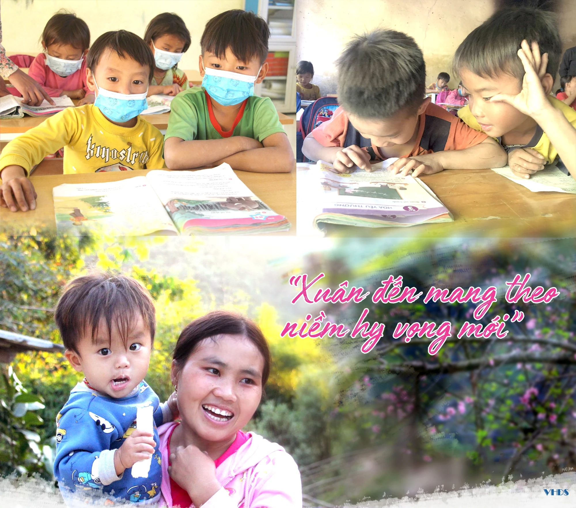 Xuân mang đến hy vọng ở ngôi trường vùng biên