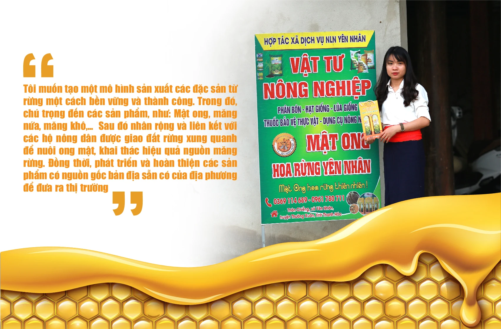 [E-Magazine] - Nữ giám đốc HTX 9X và ước mơ nâng tầm sản phẩm nông sản rừng núi