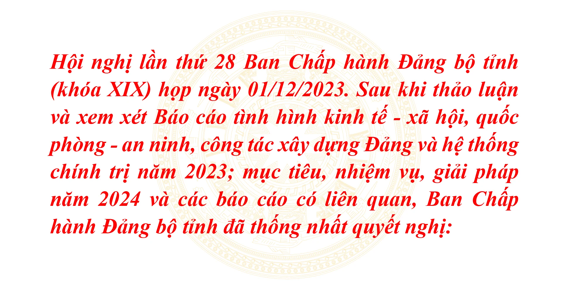 [E- Magazine] – Nghị quyết của Ban Chấp hành Đảng bộ tỉnh Thanh Hóa về phương hướng, nhiệm vụ năm 2024