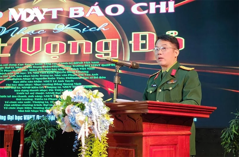 Vở nhạc kịch Khát vọng Đỏ tôn vinh hình tượng bộ đội cụ Hồ thời kỳ mới
