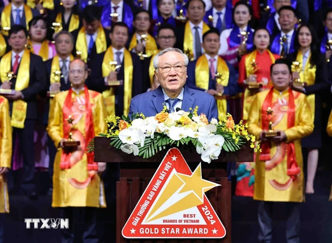 Tôn vinh top 10 thương hiệu Sao Vàng đất Việt 2024