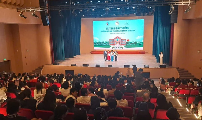 49 trường học được Giải thưởng Trường học sinh thái ASEAN Việt Nam 2024