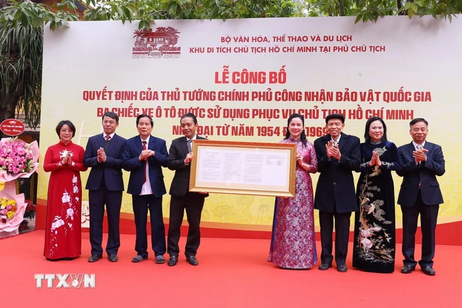 Ba chiếc ôtô phục vụ Bác Hồ được công nhận là Bảo vật Quốc gia