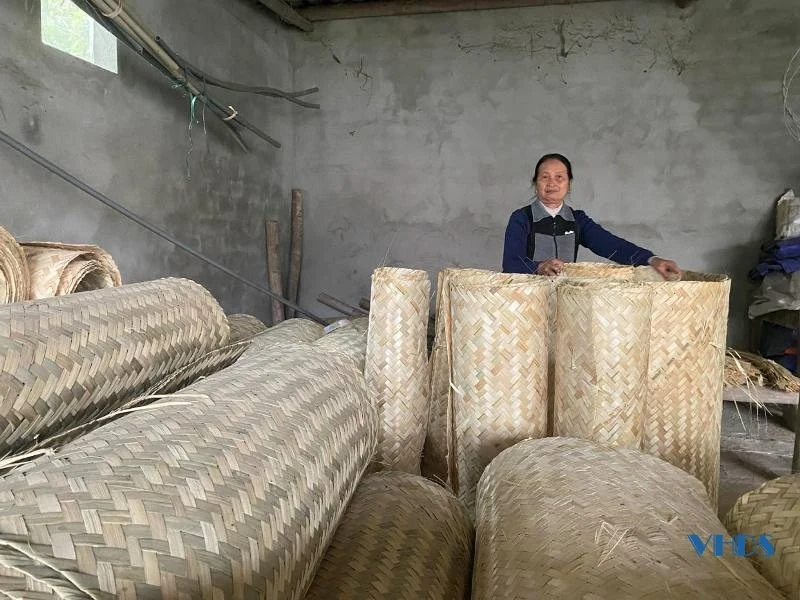 Nghề đan cót nan ở xã Hà Hải