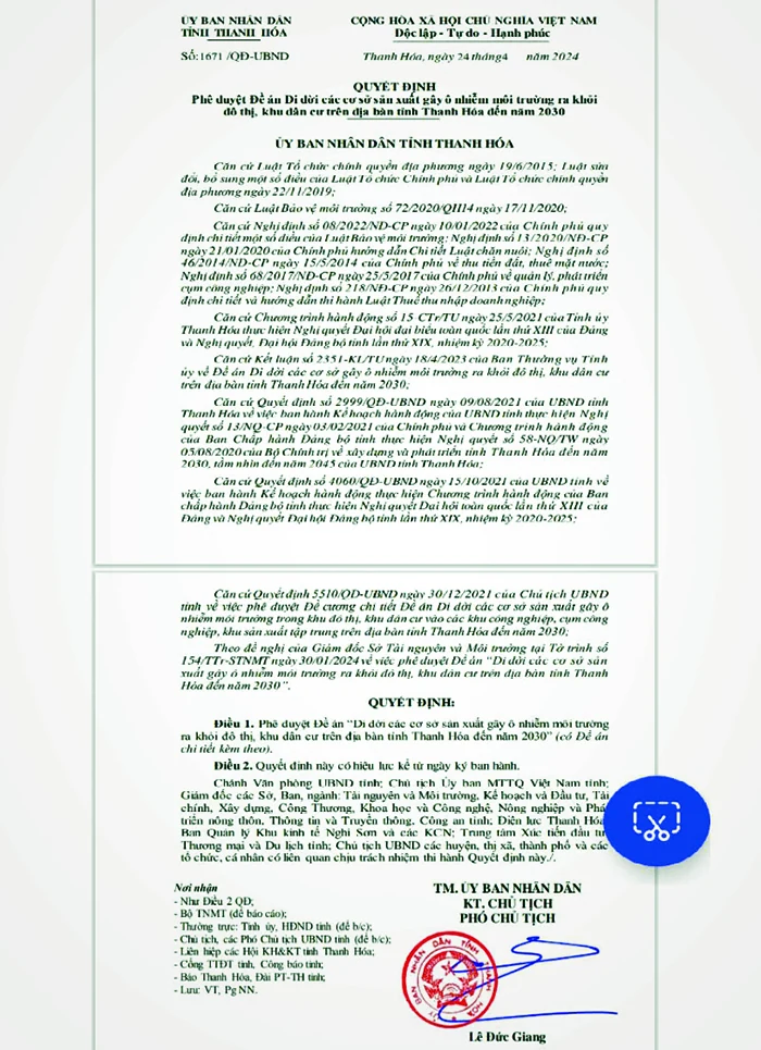 Trả lại sự trong lành cho người dân (Bài 1): Nhìn từ con số 826