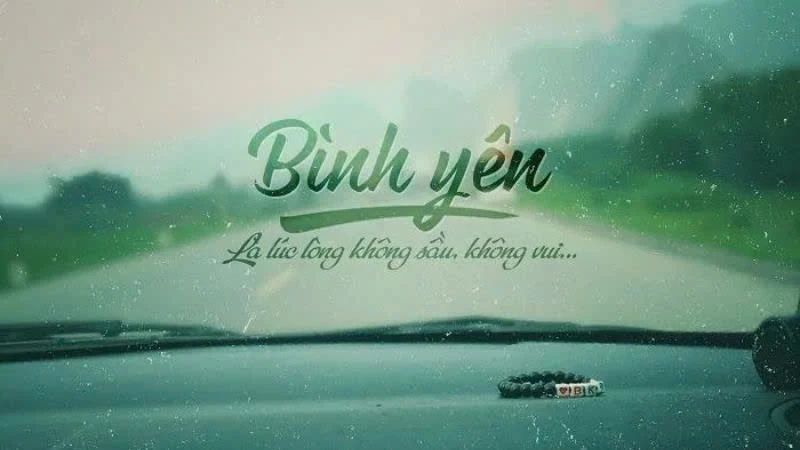 Bình yên chẳng ở đâu xa