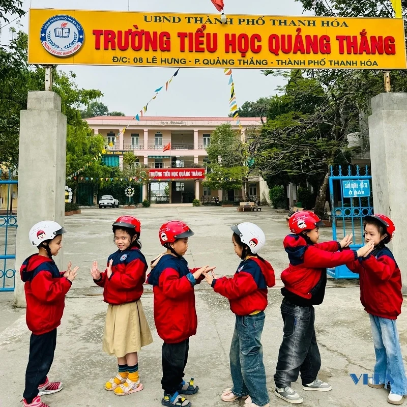 Hiệu quả từ mô hình cổng trường an toàn giao thông