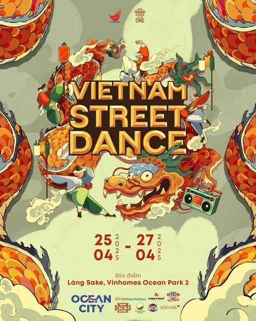 Giải đấu Vietnam Street Dance 2025 dự kiến thu hút 500 vận động viên tham gia