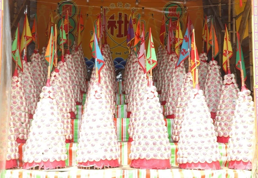 Ấn tượng Lễ hội bánh bao Trường Châu tại Hong Kong