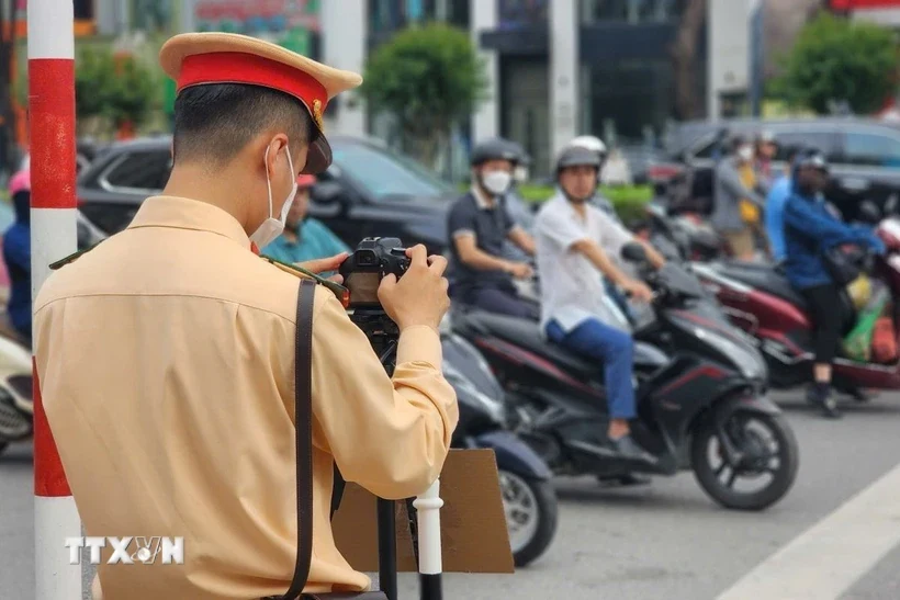 Triển khai thí điểm hệ thống camera lưu động phạt nguội đầu tiên ở Hà Nội