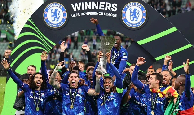 Chelsea lập kỷ lục vô tiền khoáng hậu với chức vô địch Conference League