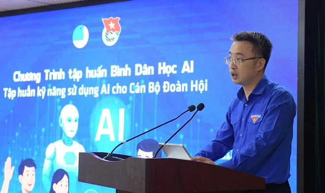Tập huấn kỹ năng sử dụng trí tuệ nhân tạo miễn phí cho 2 triệu thanh niên