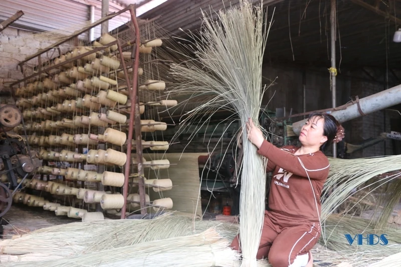 Nghề chiếu cói ở Châu Sơn