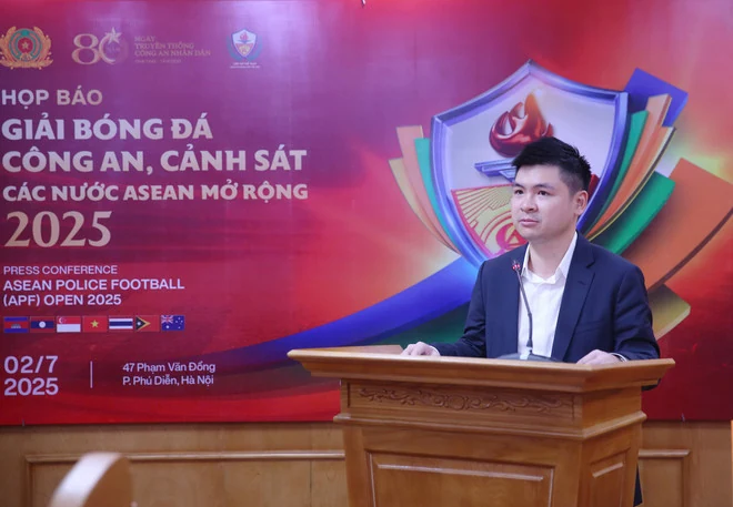 Khởi động Giải Bóng đá Công an, Cảnh sát các nước ASEAN mở rộng năm 2025