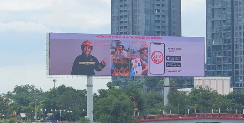 Thành phố Hồ Chí Minh đưa tuyên truyền phòng cháy chữa cháy lên màn hình 4.500m2