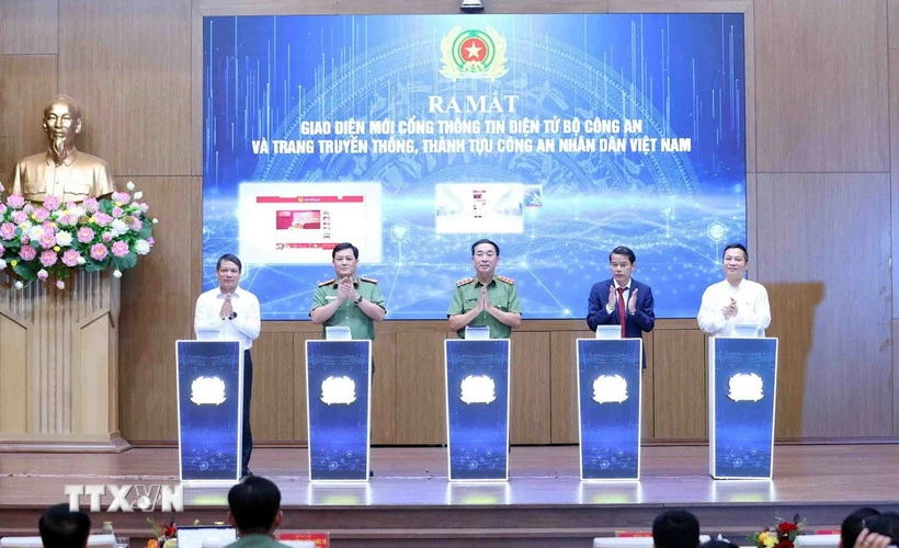 Ra mắt giao diện mới của Cổng Thông tin điện tử Bộ Công an