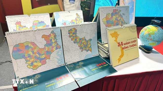 Lần đầu ra mắt các ấn phẩm “Bản đồ Việt Nam 34 tỉnh, thành”