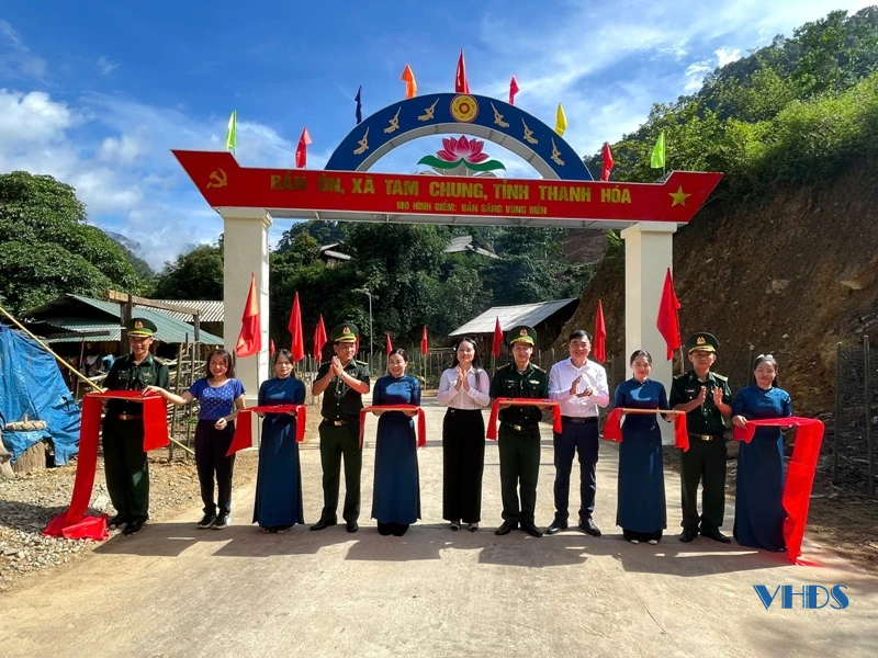 Đồn Biên phòng Tam Chung nỗ lực xây dựng “Bản sáng vùng biên”