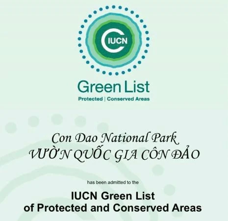 Vườn Quốc gia Côn Đảo được công nhận danh hiệu “Danh lục xanh” IUCN