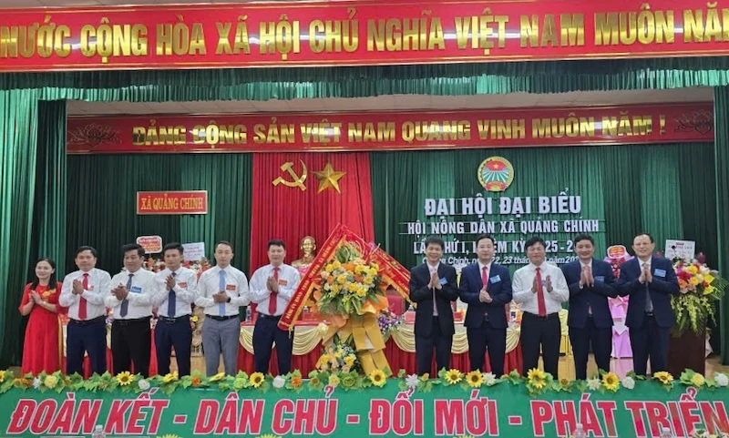 Xã Quảng Chính tổ chức thành công Đại hội Hội Nông dân lần thứ nhất, nhiệm kỳ 2025-2030