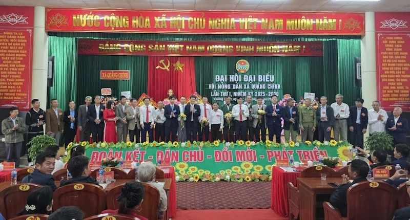 Xã Quảng Chính tổ chức thành công Đại hội Hội Nông dân lần thứ nhất, nhiệm kỳ 2025-2030