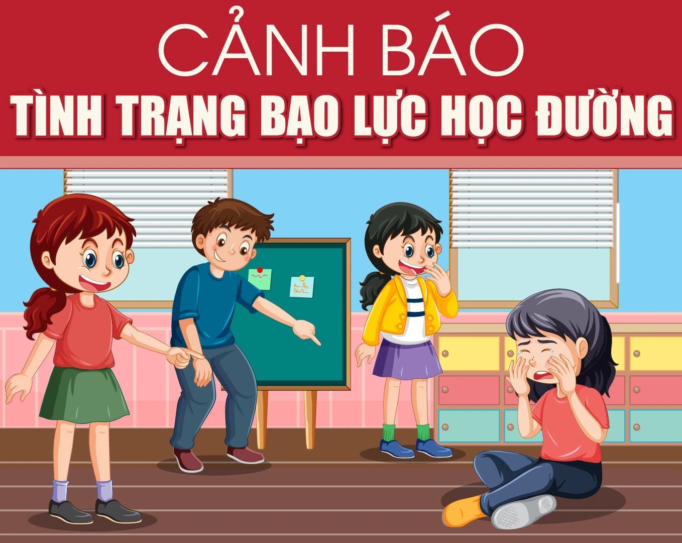 Cảnh báo tình trạng bạo lực học đường