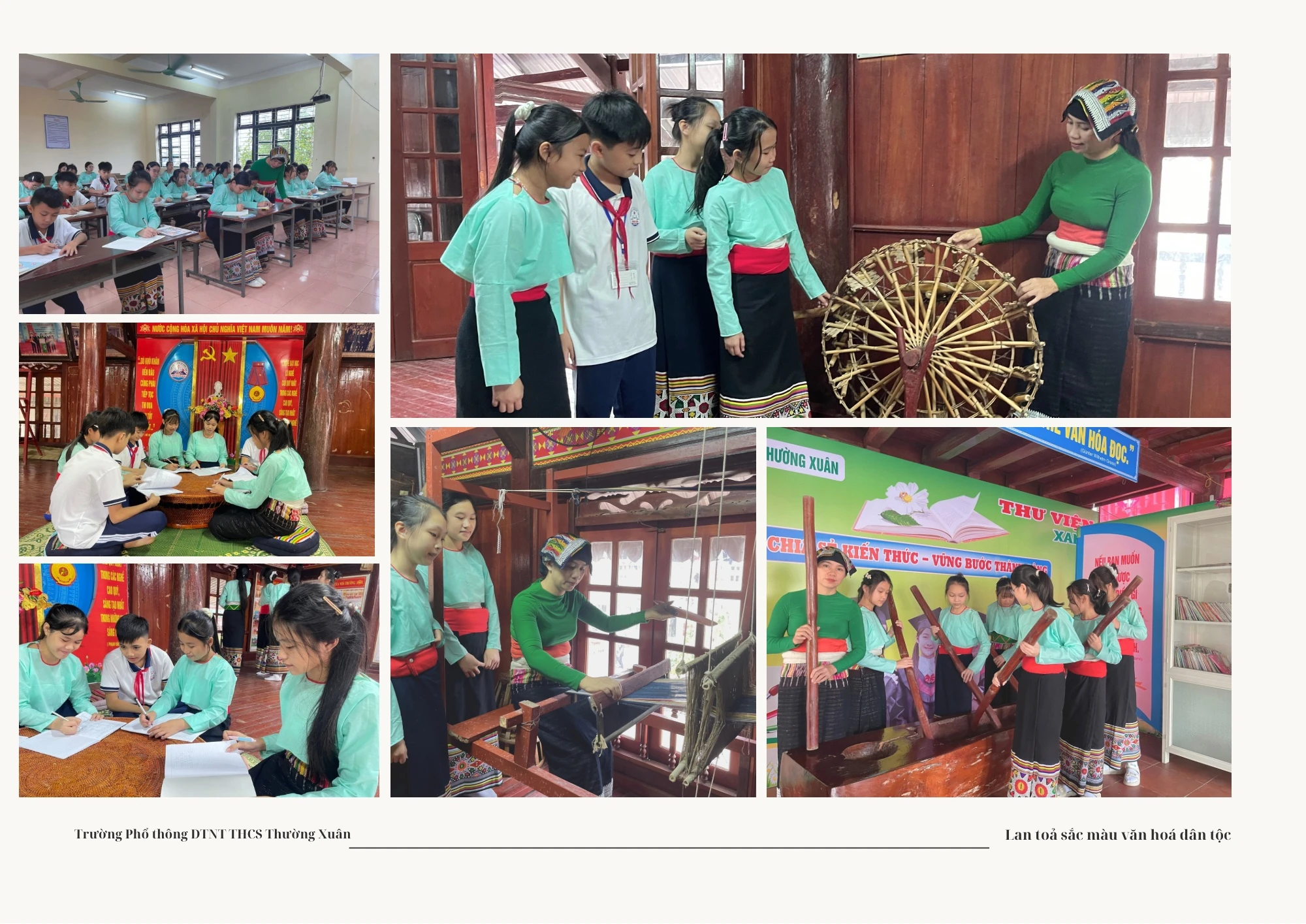Sắc màu văn hóa dân tộc nơi mái trường Phổ thông dân tộc nội trú THCS Thường Xuân