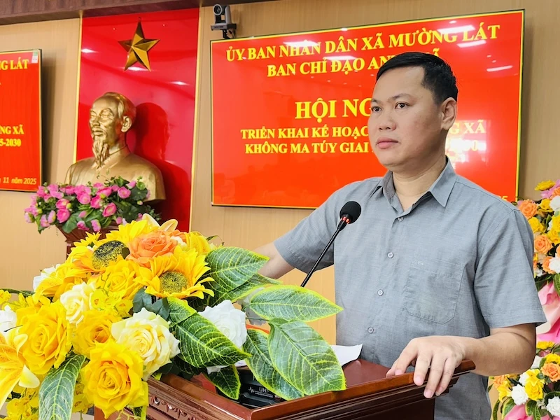 Mường Lát quyết tâm xây dựng “Xã không ma túy” giai đoạn 2025-2030