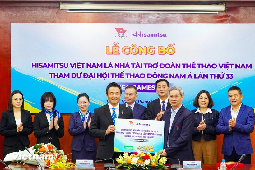 Hisamitsu Việt Nam đồng hành cùng Đoàn Thể thao Việt Nam hướng tới SEA Games 33